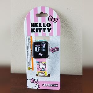 Hello Kitty Pink and White LED Digital Watch